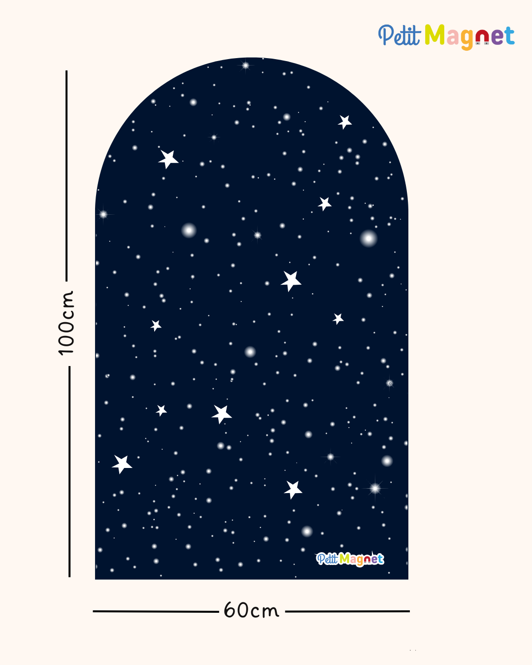 Estación Magética con lámina de color Galaxia