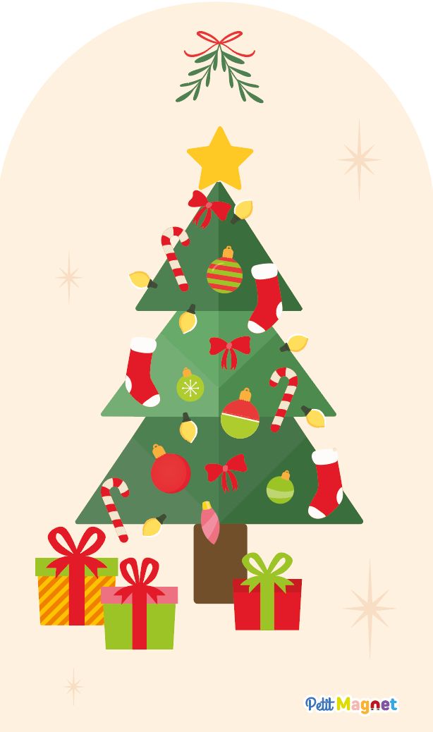 Set de Imanes “Arbolito de Navidad”