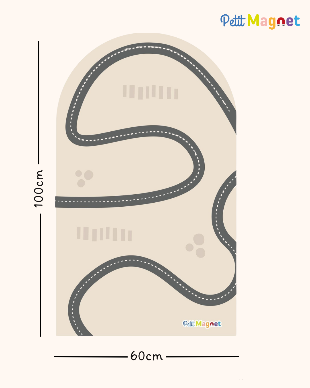 Estación Magética con lámina de color Pista