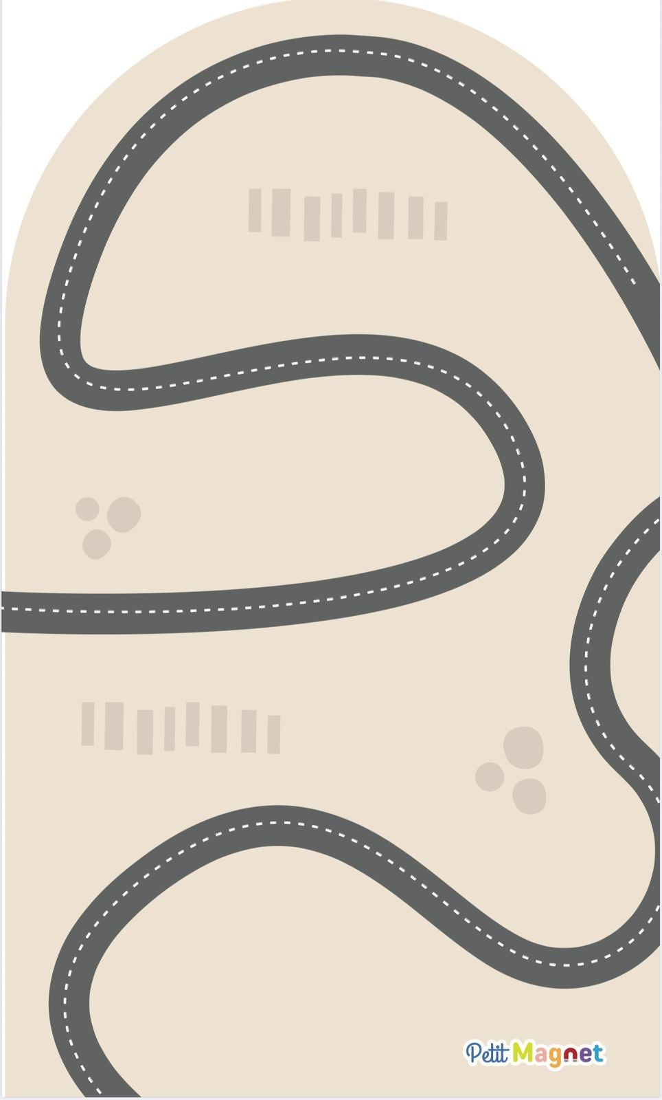 Estación Pista con Imanes Tránsito