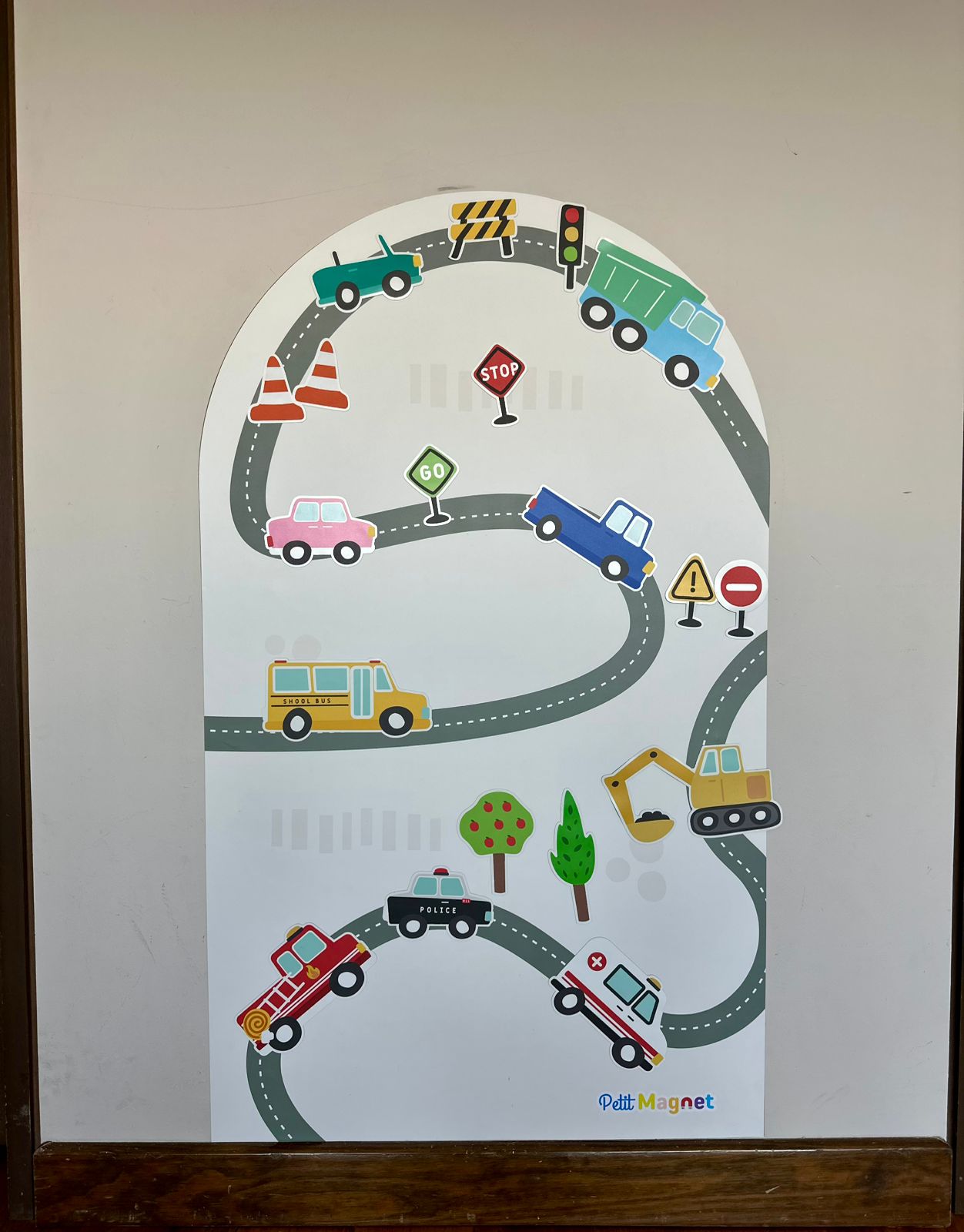 Estación Magética con lámina de color Pista