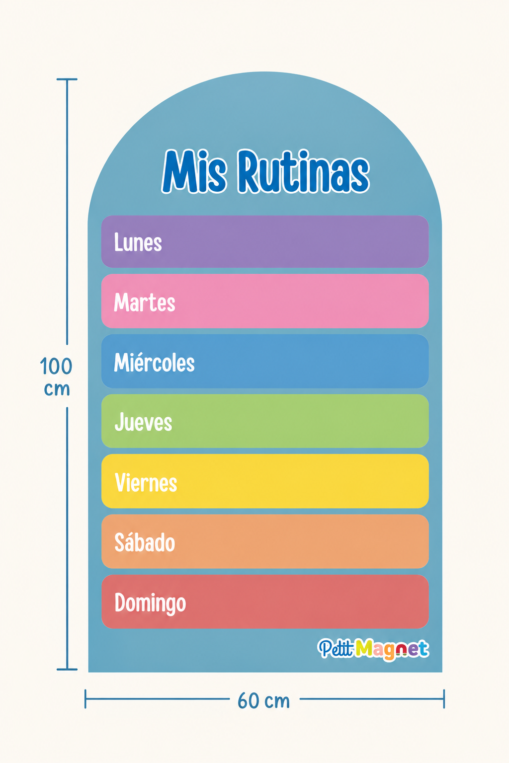 Estación Magnética Mis Rutinas | Petit Magnet