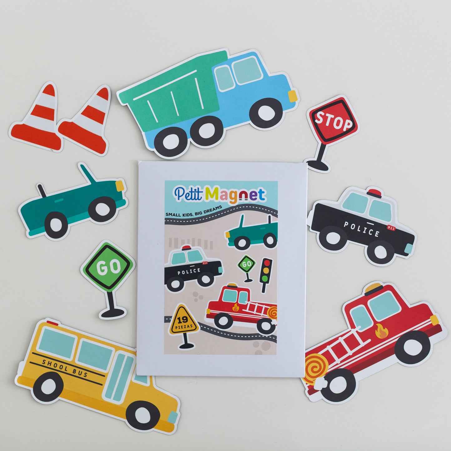 Estación Pista con Imanes Tránsito